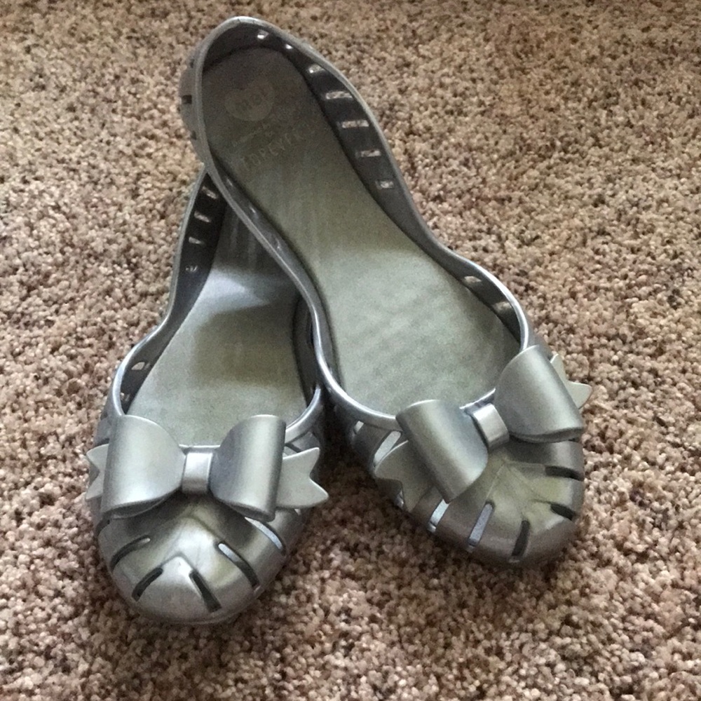 Adorable Mel Bow Jelly Flats size 7